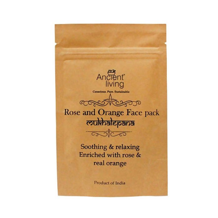 Ancient Living Rose And Orange Face Pack - Distacart