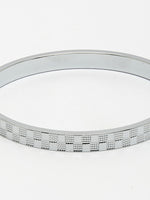 Thumbnail for NVR Men's Silver-Plated Stainless Steel Kada Bracelet - Distacart