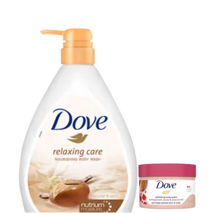 Dove Bestselling Scrub And Body Wash Combo - Distacart