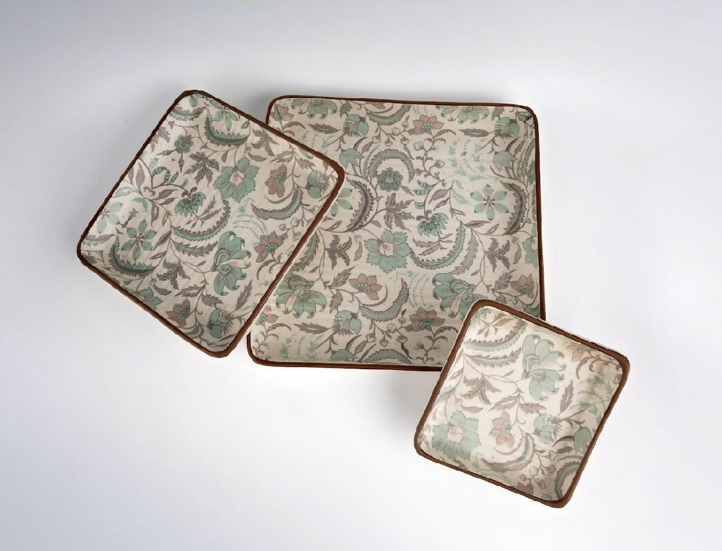 Simply Soho Mughal Mist Platter Set of 3 - Distacart