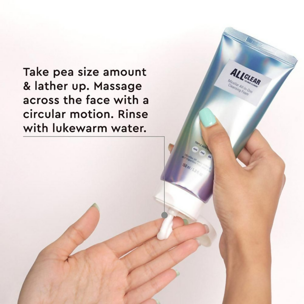 The Face Shop All Clear Micellar All-In-One Face Wash - Distacart