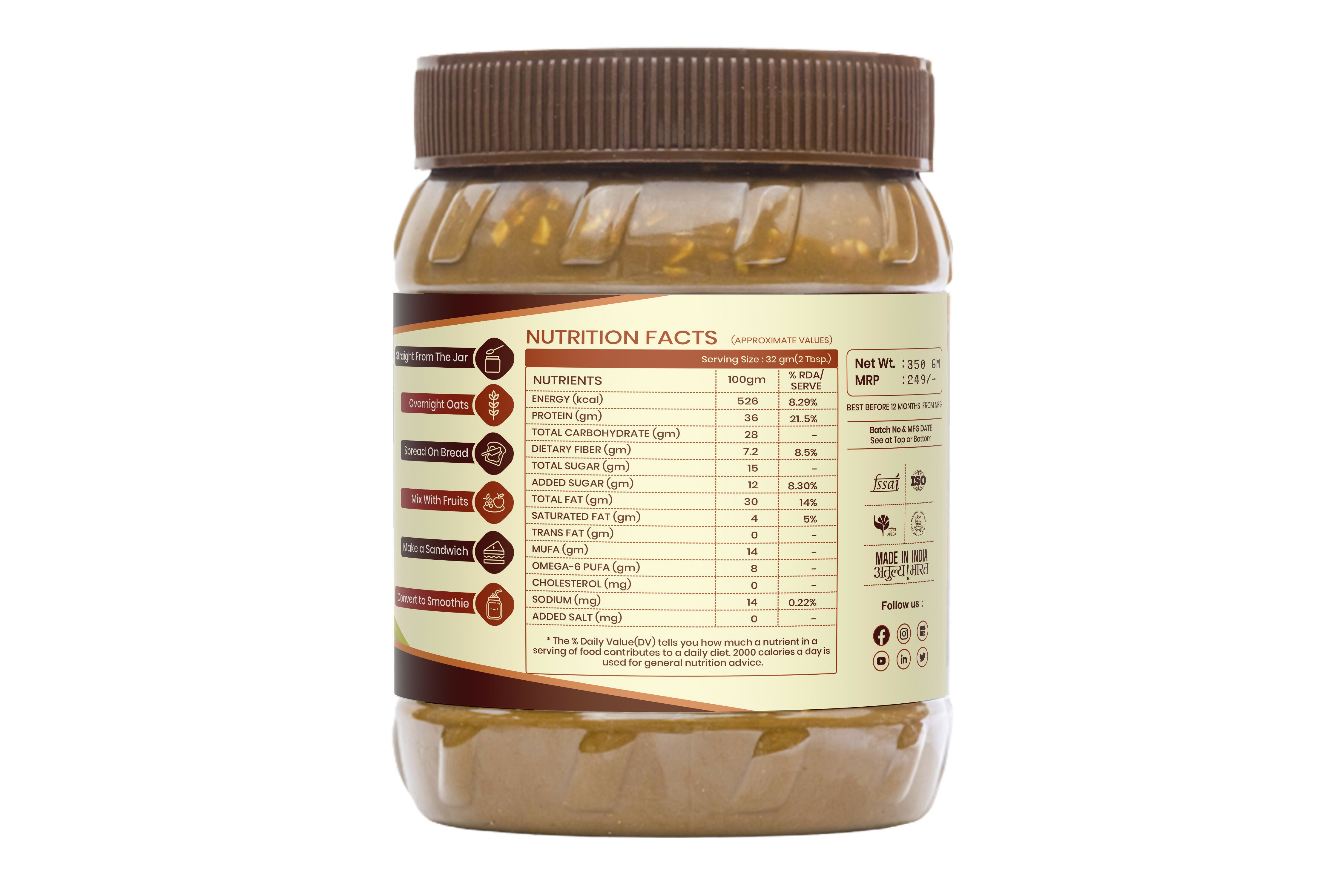 Fit Muscles High Protein Peanut Butter Chocolate Crunchy