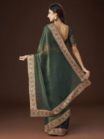 Thumbnail for kasee Zari Embroidered Saree - Distacart