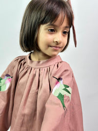Thumbnail for ArthLife Chestunt Brown Raglon Dress - Distacart