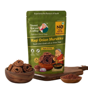 Sweet Karam Coffee Ragi Onion Murukku - Dista