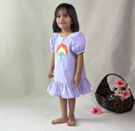 Thumbnail for ArthLife Lavender Flower Patch Casual Dress - Distacart