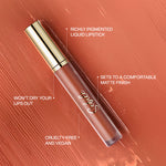 Thumbnail for Makeup Revolution X Sebile Matte Liquid Lipstick - Get Noticed - Distacart