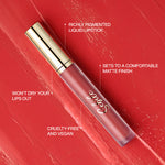 Thumbnail for Makeup Revolution X Sebile Matte Liquid Lipstick - Reborn - Distacart