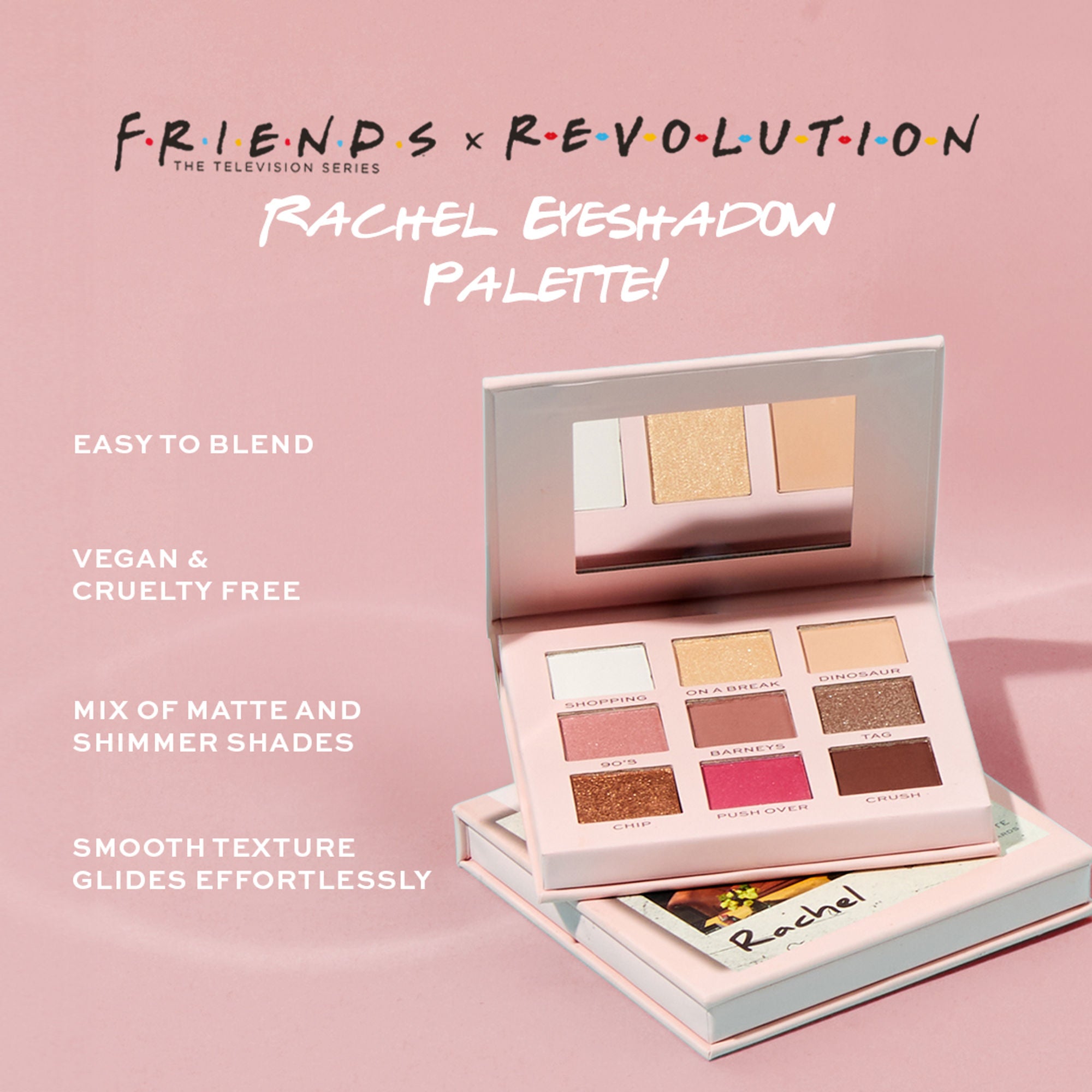 Makeup Revolution X Friends Palette - Rachel - Distacart