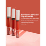 Thumbnail for Makeup Revolution Relove Supermatte Liquid Lip Set - Heat - Distacart