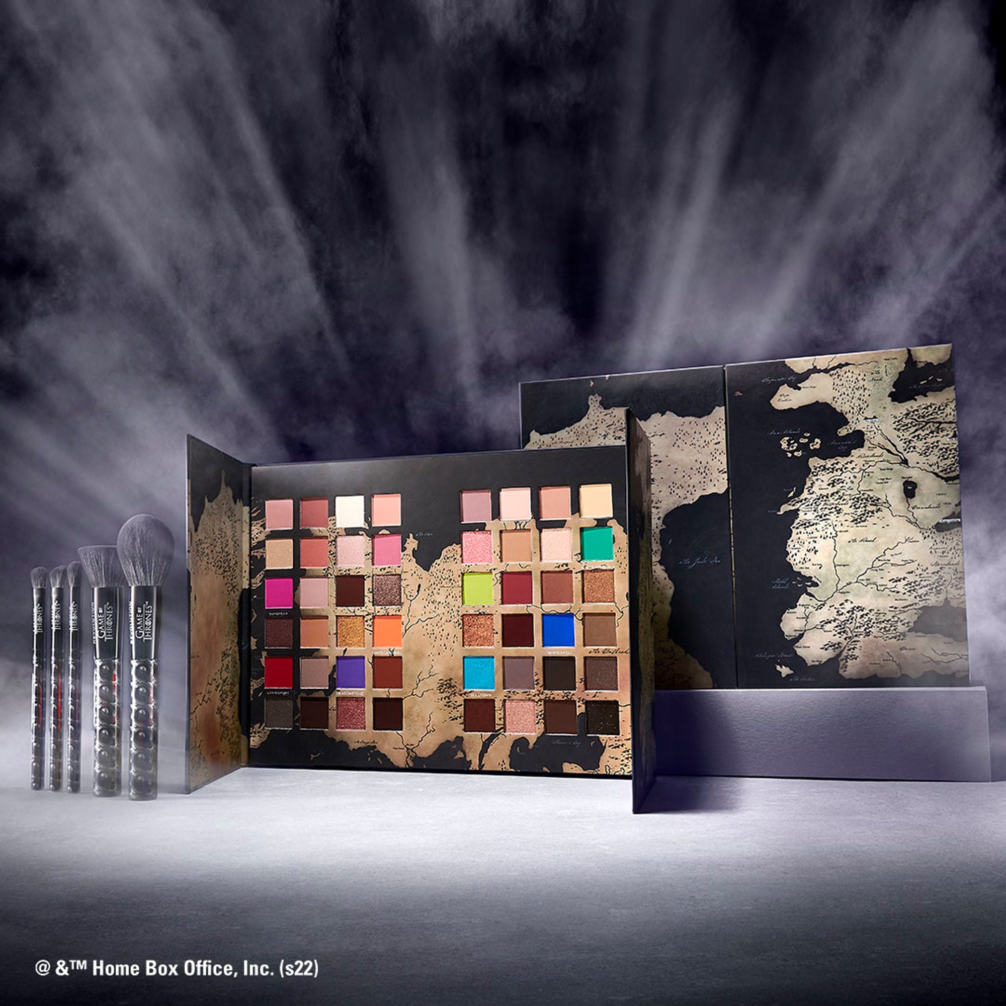 Makeup Revolution X Game Of Thrones Westeros Map Palette