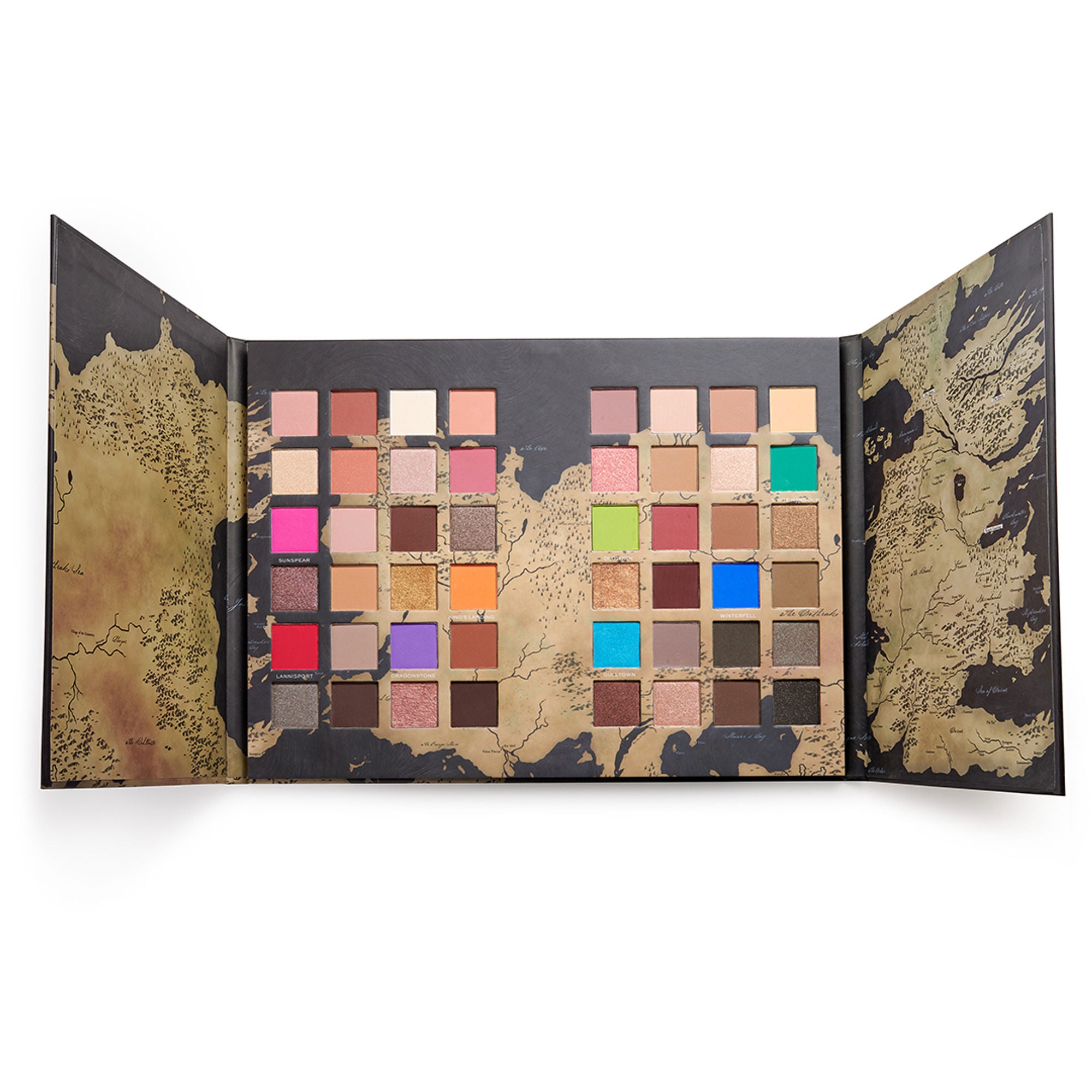 Makeup Revolution X Game Of Thrones Westeros Map Palette