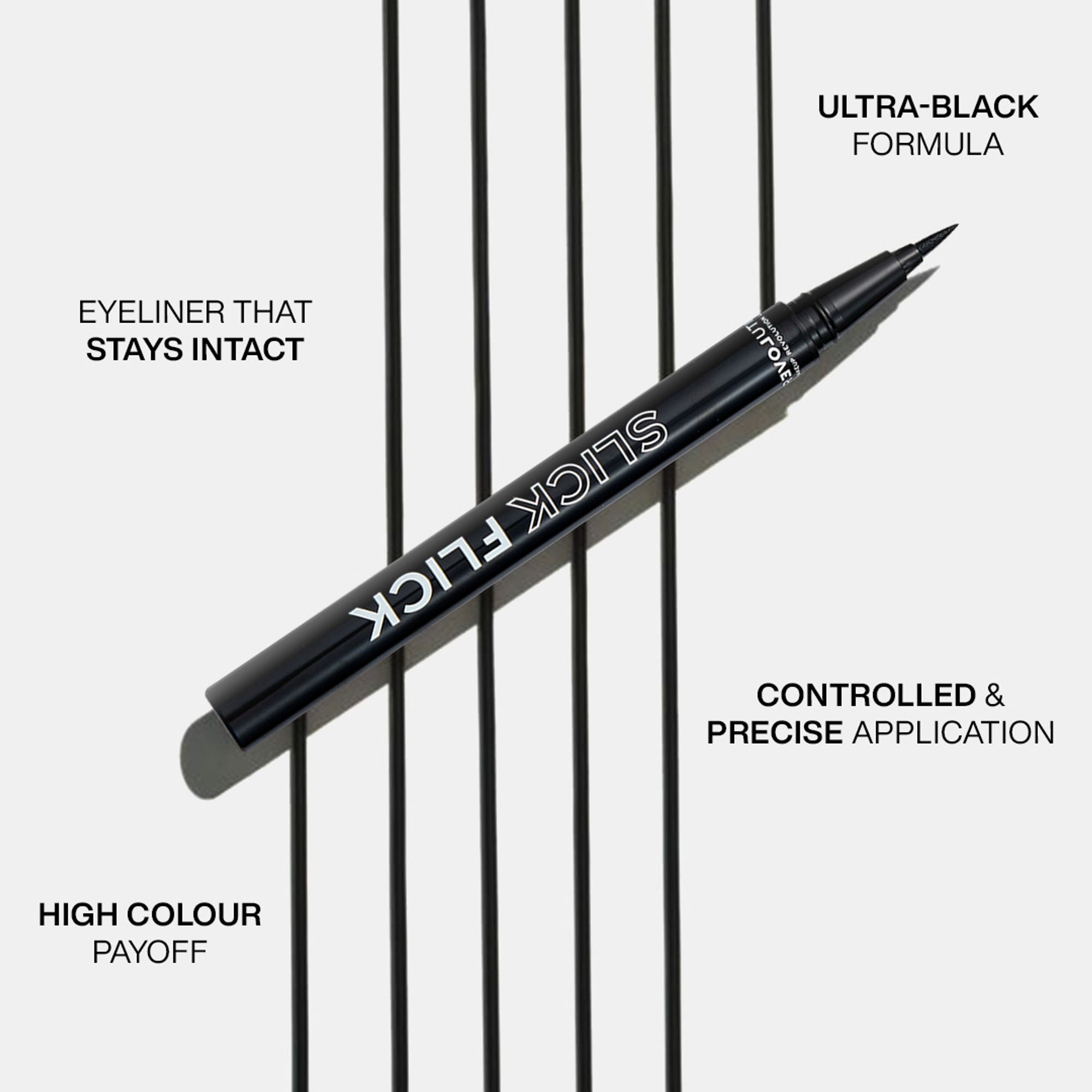 Relove Slick Flick Eyeliner Black
