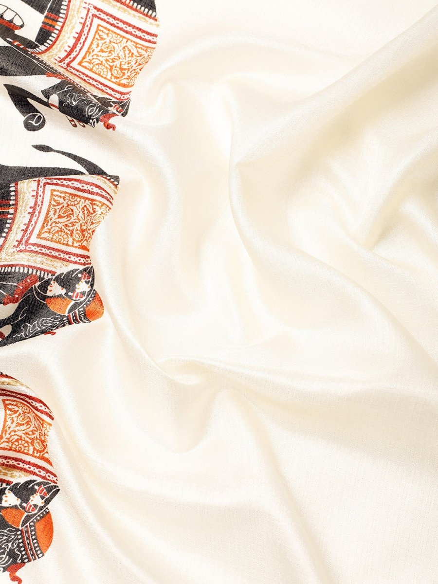 Anouk Ethnic Motifs Silk Blend Saree - Distacart