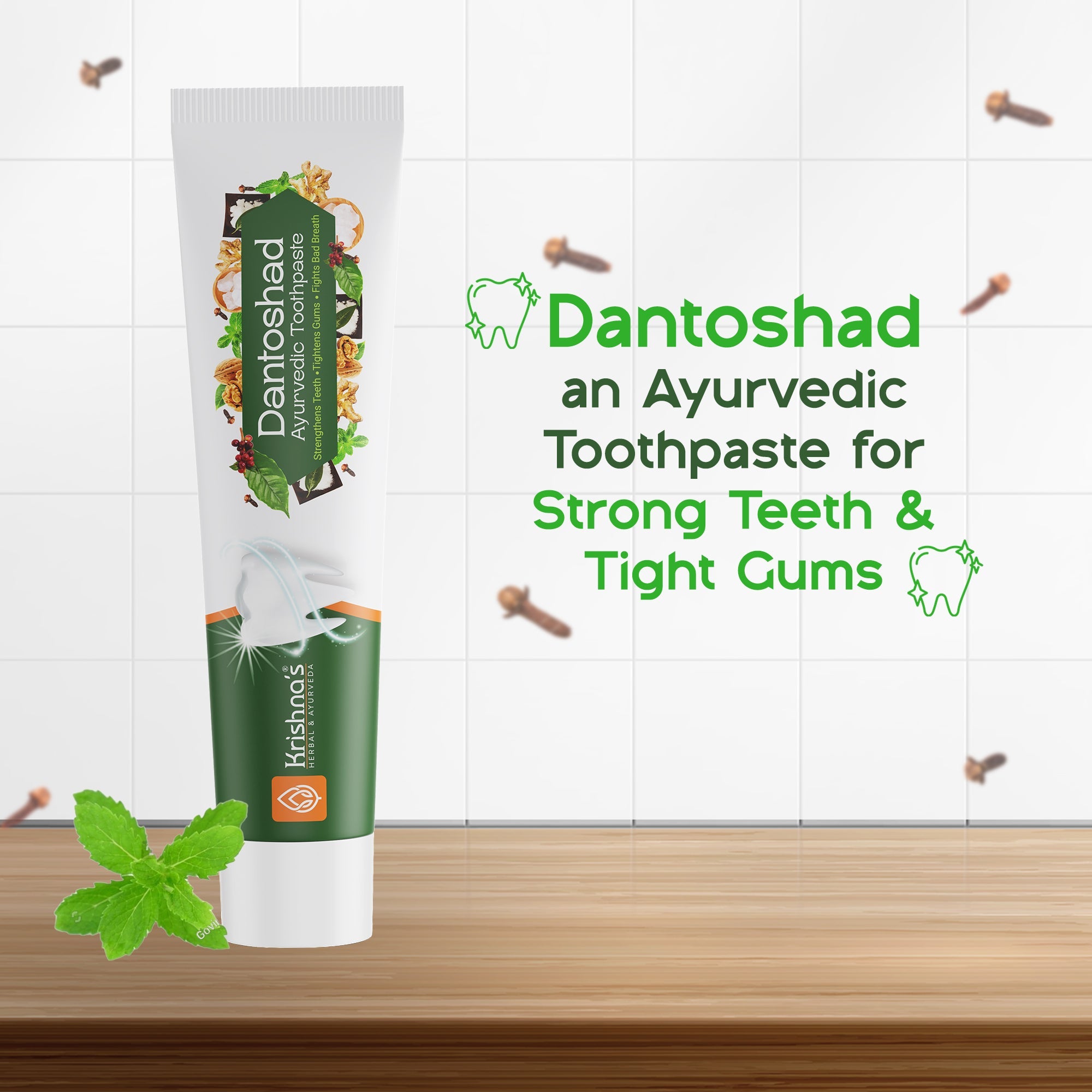 Krishna'S Herbal & Ayurveda Dantoshad Ayurvedic Toothpaste