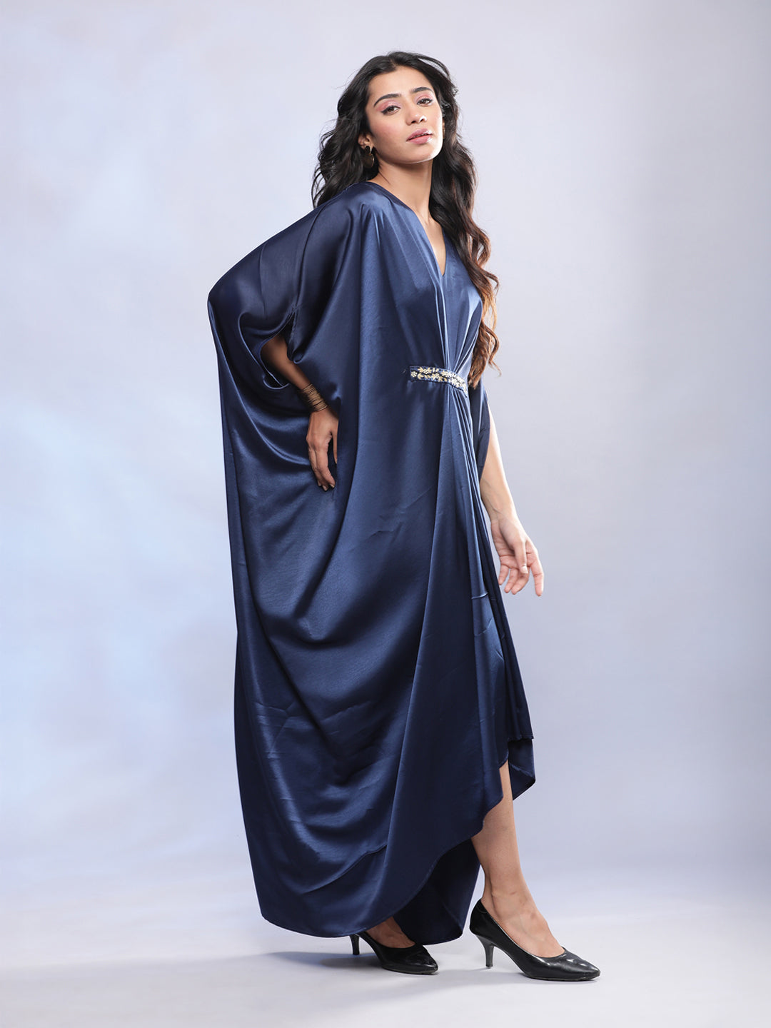 BohoJazz Dark Night Drape Cowl Kaftan