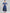 AURELIA Blue Floral Printed Ethnic Maxi Dress