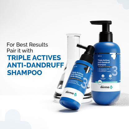 The Derma Co Triple Actives Anti-Dandruff Scalp Serum - Dista