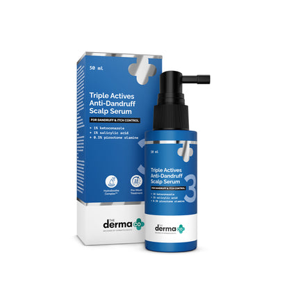 The Derma Co Triple Actives Anti-Dandruff Scalp Serum - Dista