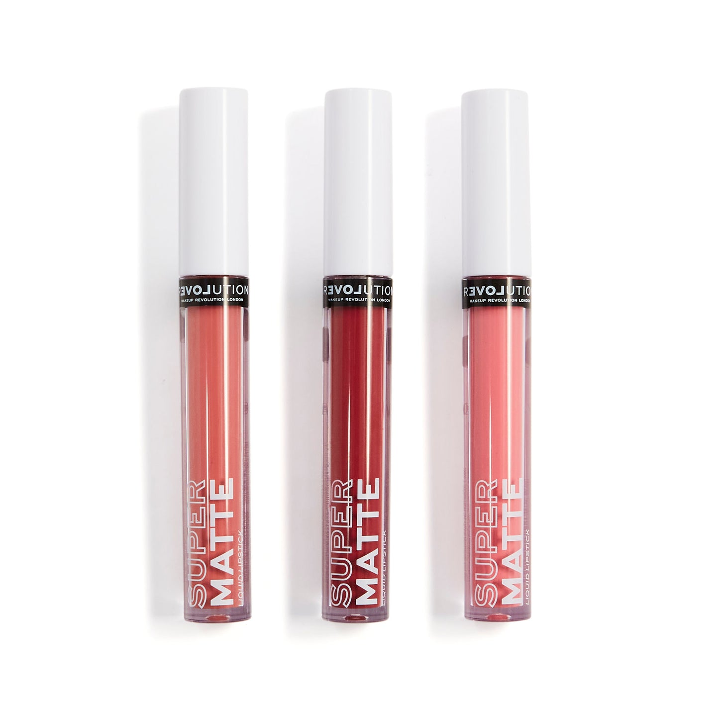 Makeup Revolution Relove Supermatte Liquid Lip Set - Kiss - Distacart