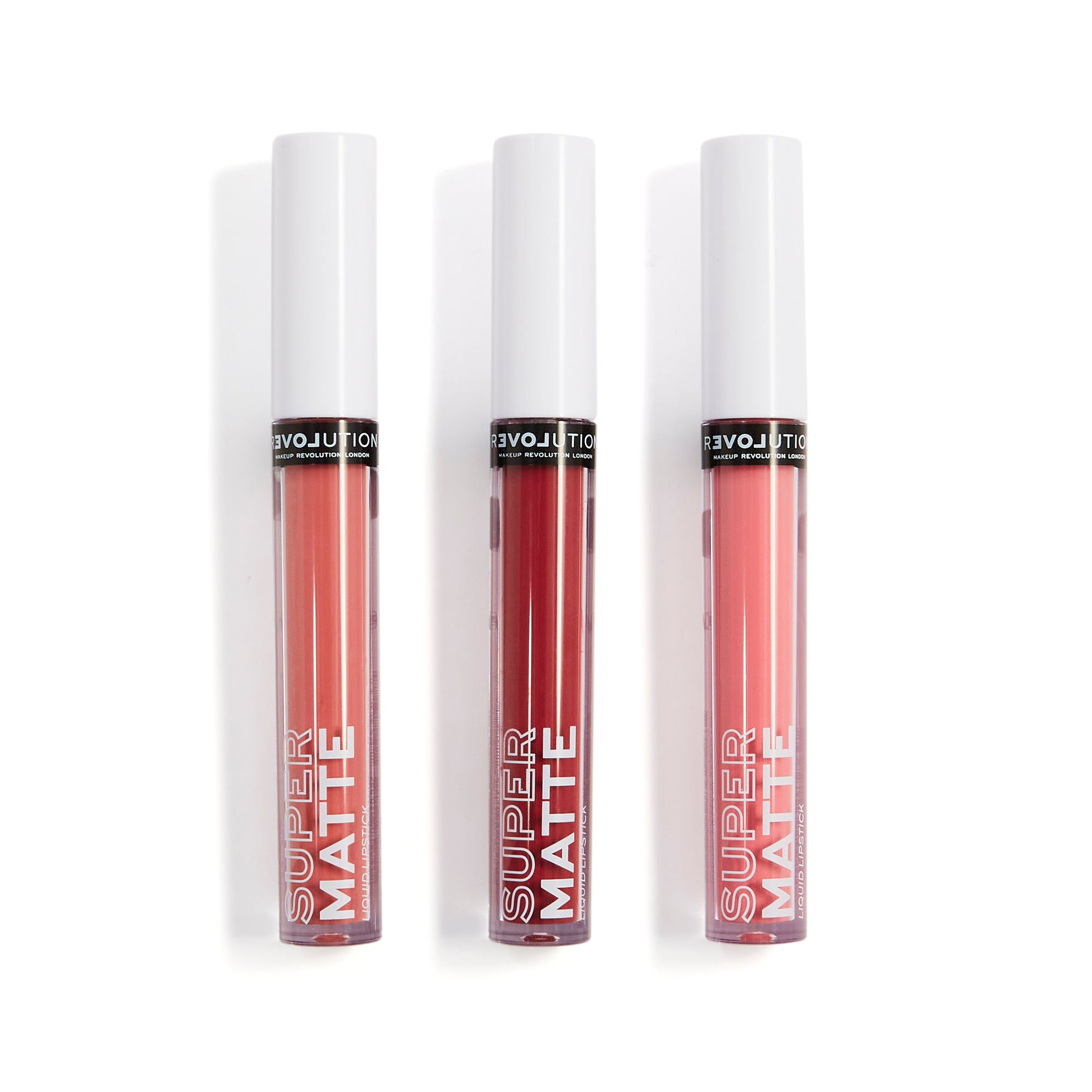 Makeup Revolution Relove Supermatte Liquid Lip Set - Kiss - Distacart