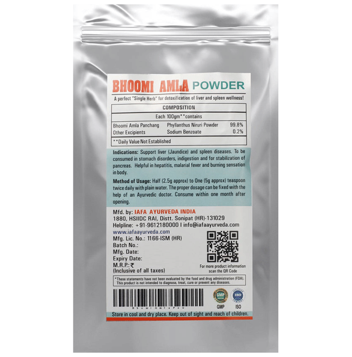 Iafa Bhoomi Amla Powder