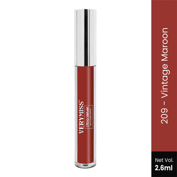 VERYMISS Ultra Velvet Matte Liquid Lipstick - 209 Vintage Maroon