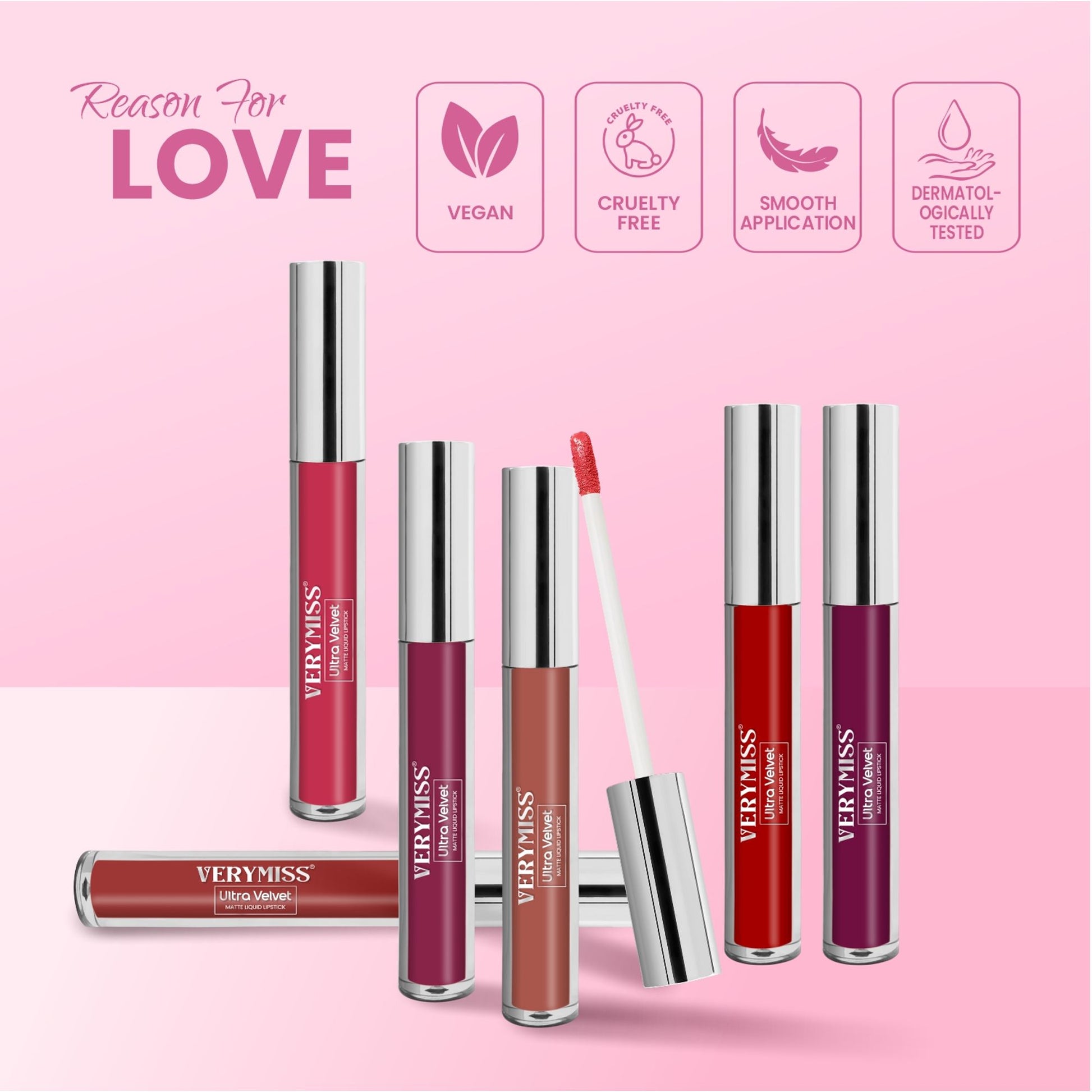 VERYMISS Ultra Velvet Matte Liquid Lipstick - 212 Fire Brick - Distacart