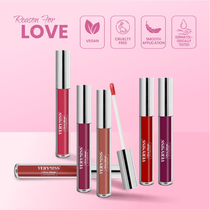 VERYMISS Ultra Velvet Matte Liquid Lipstick - 212 Fire Brick - Distacart