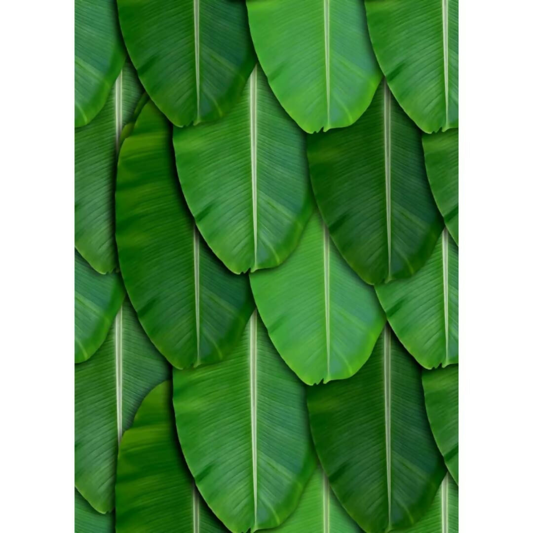 Sri Yagnaa Decoration M 10 – Banana Leaf Pooja Backdrop Cloth 5 x 8 Ft - Dista