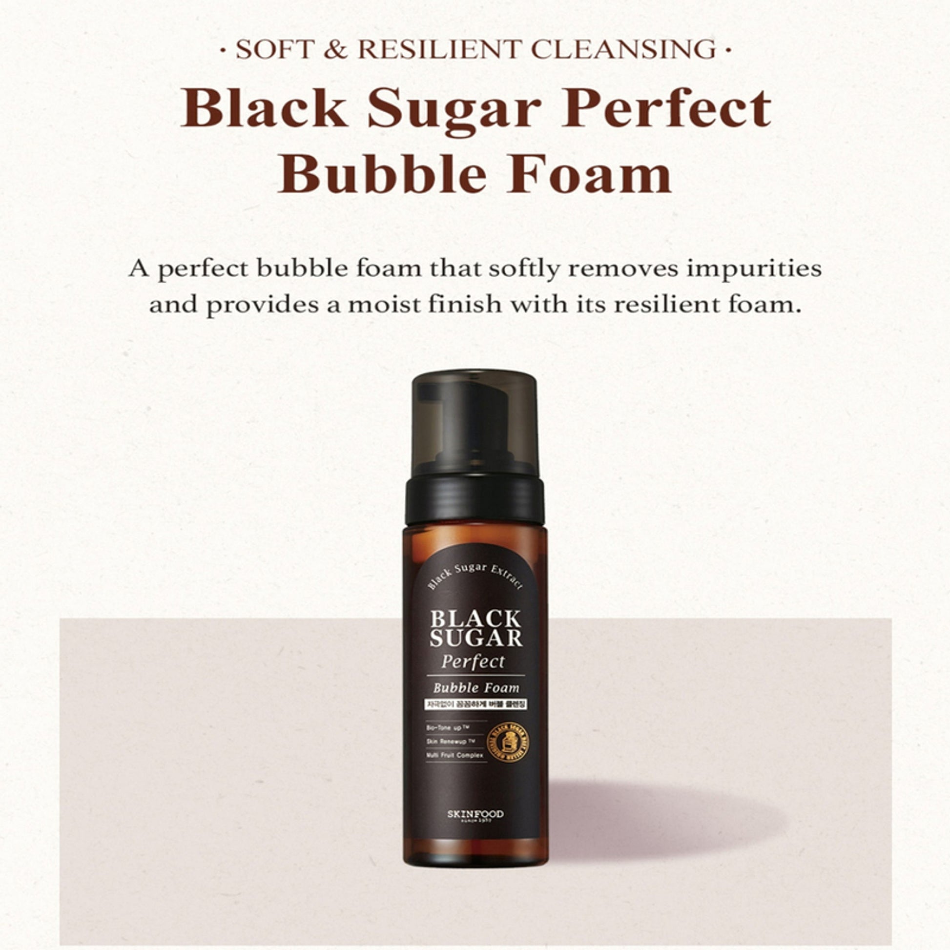Skinfood Black Sugar Perfect Bubble Foam - Distacart