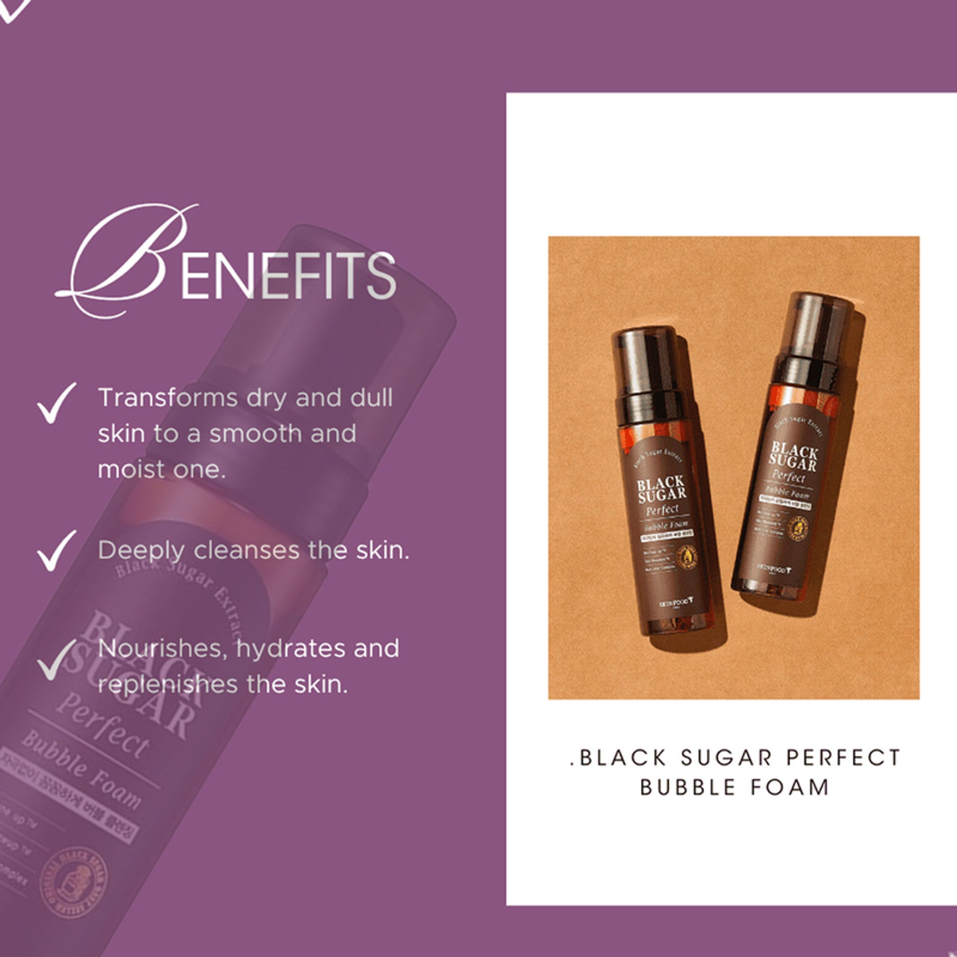 Skinfood Black Sugar Perfect Bubble Foam - Distacart