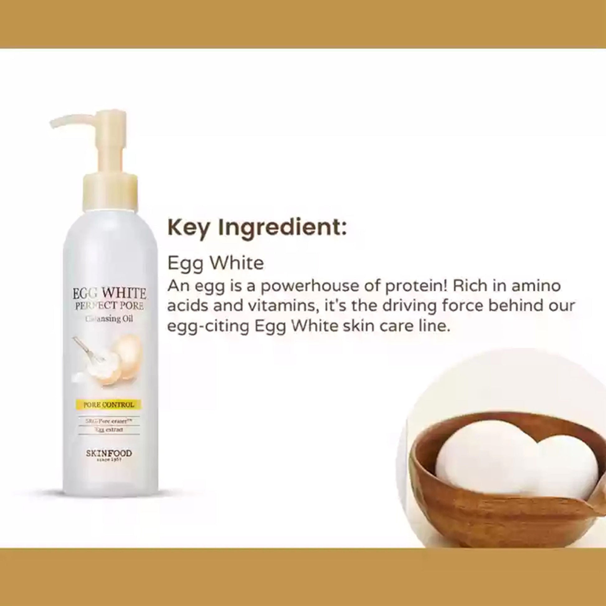 Skinfood Egg White Perfect Pore Cleansing Oil - Distacart