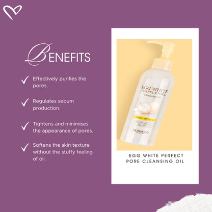 Skinfood Egg White Perfect Pore Cleansing Oil - Distacart