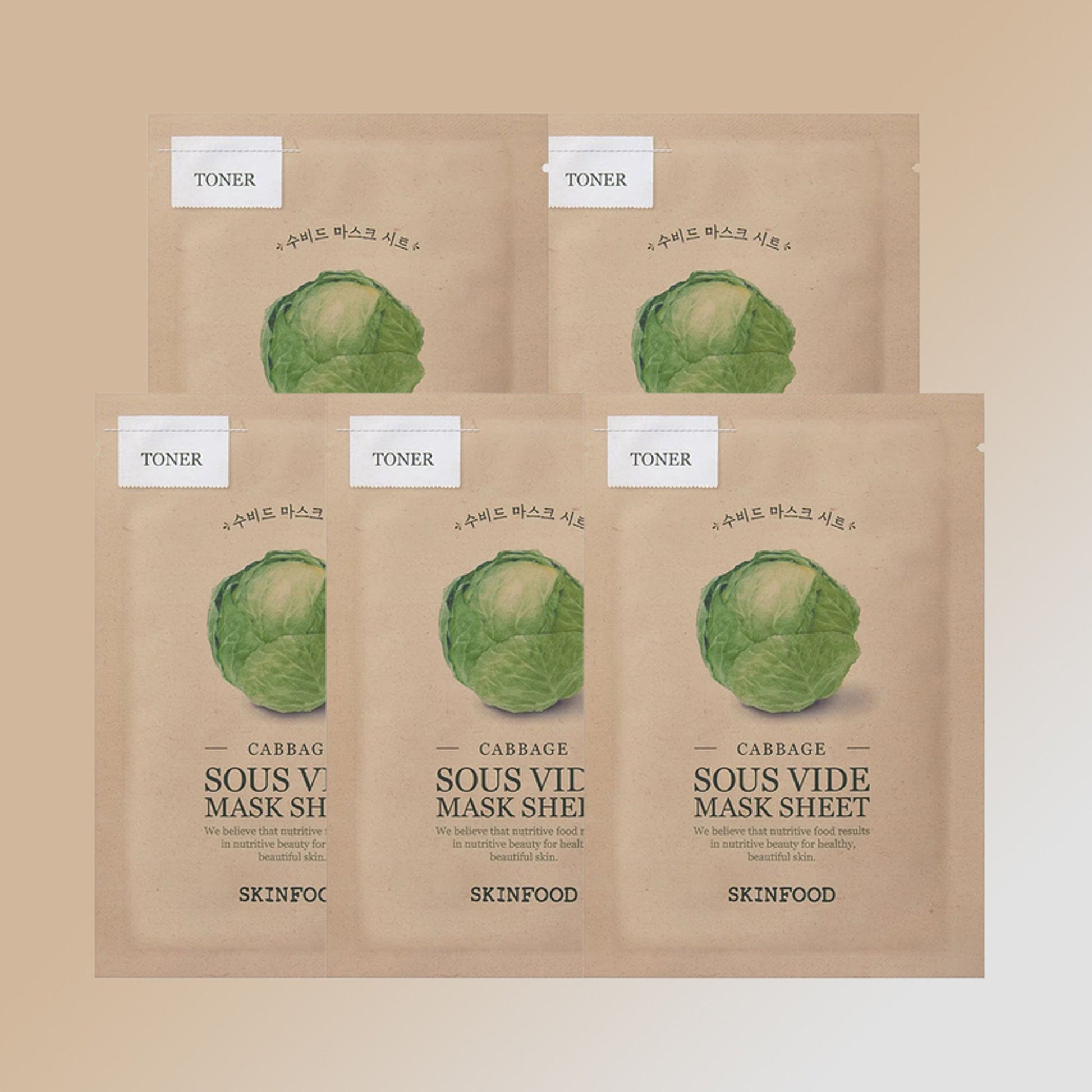 Skinfood Sous Vide Mask Sheet - Cabbage - Distacart