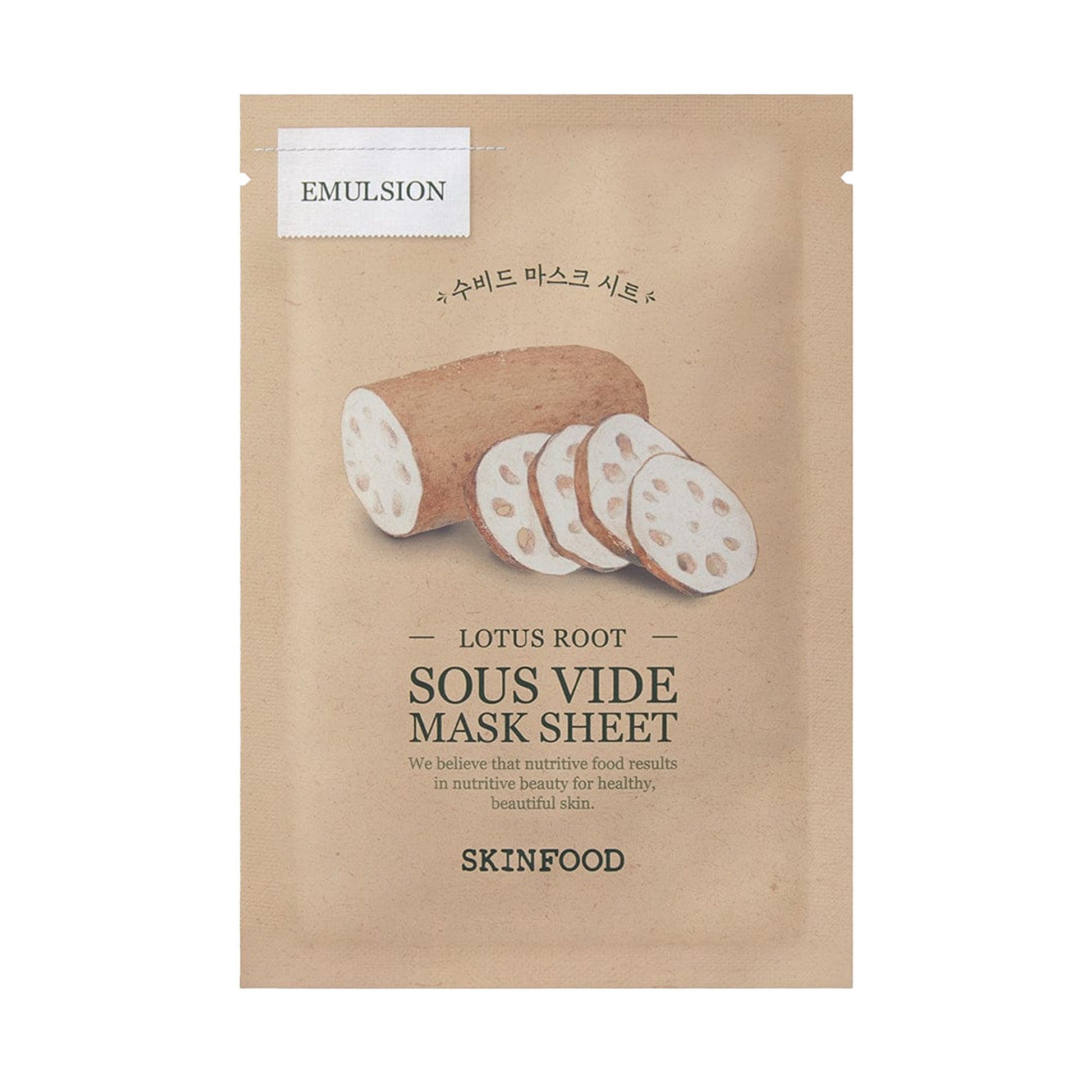 Skinfood Sous Vide Mask Sheet - Lotus Root - Distacart