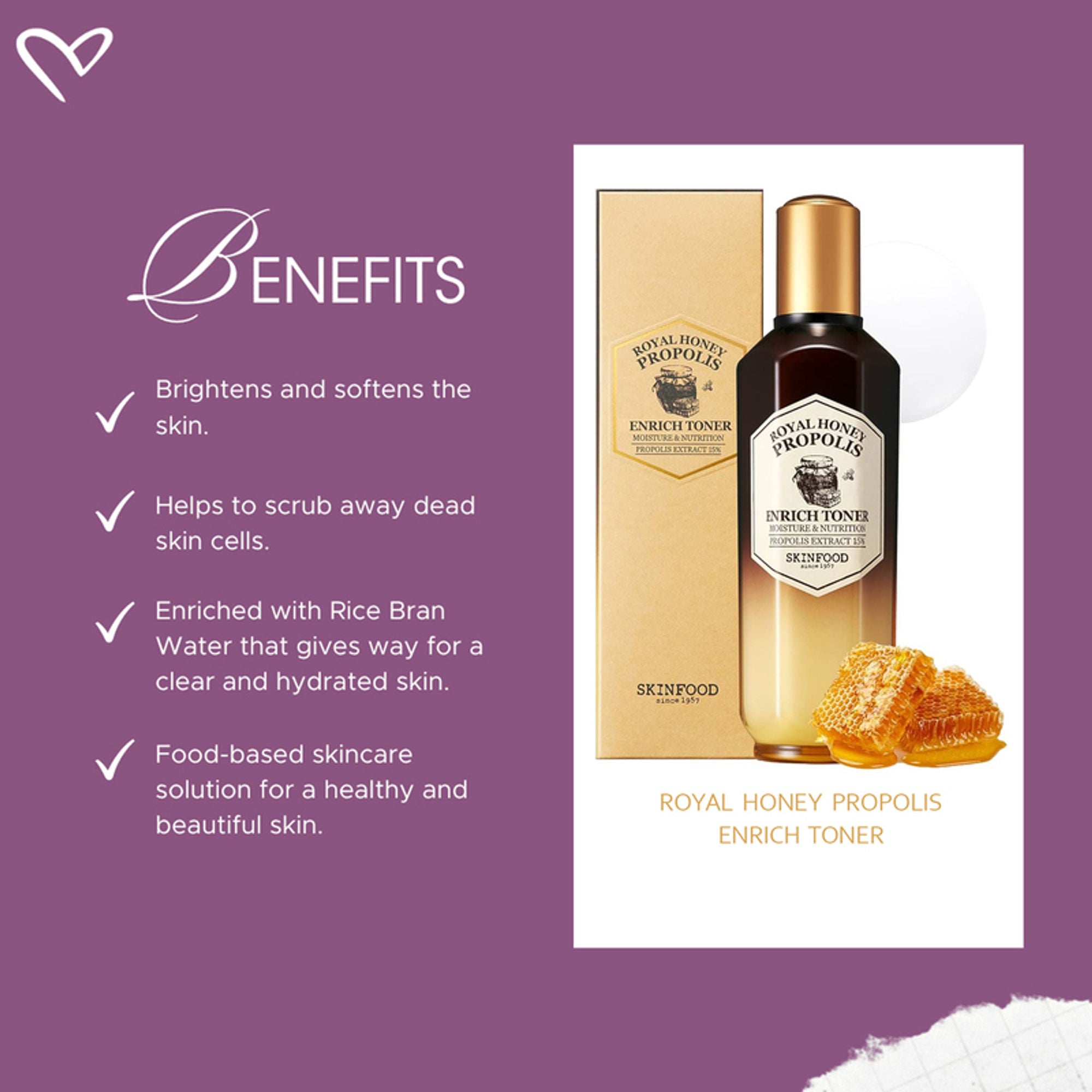Skinfood Royal Honey Propolis Enrich Toner - Distacart