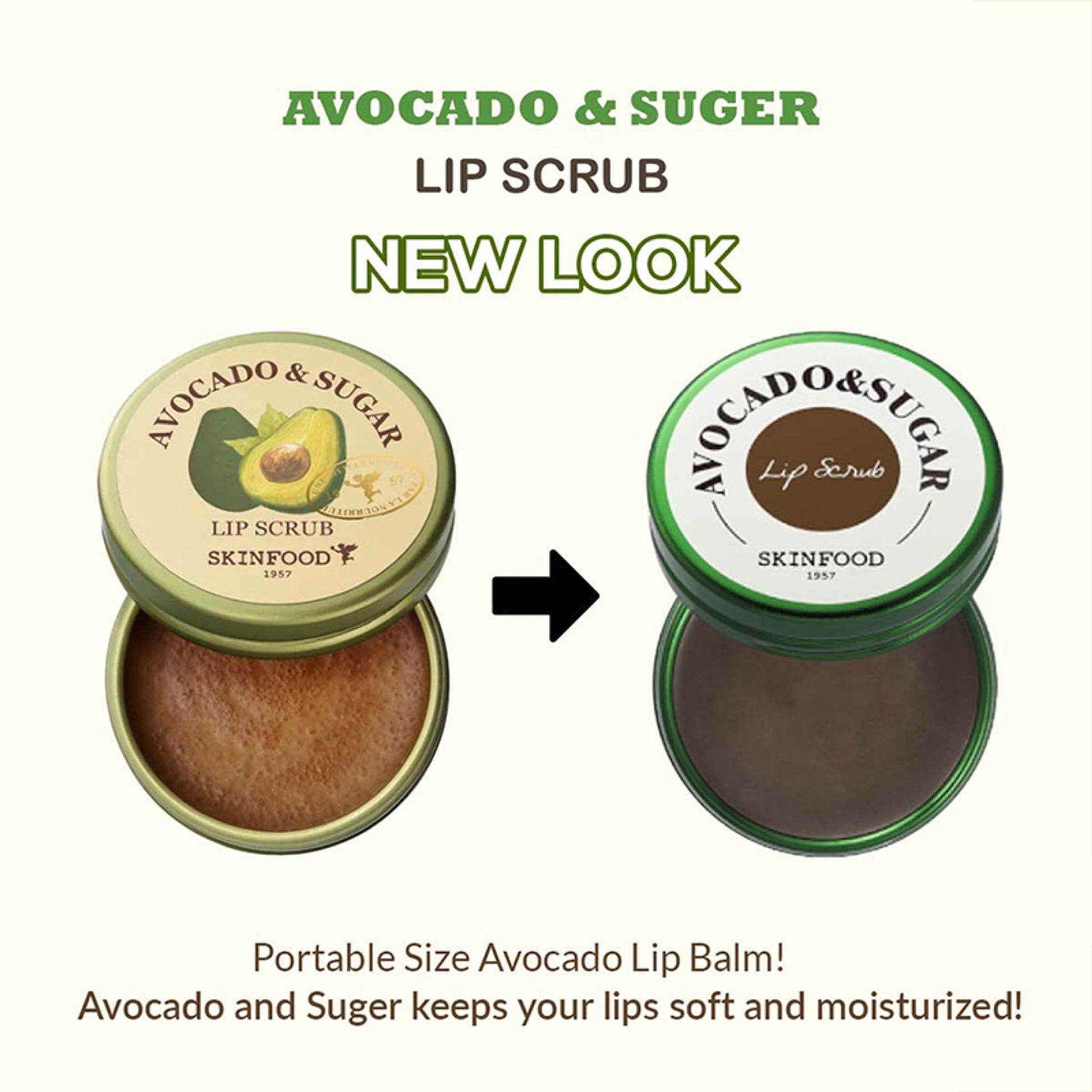 Skinfood Avocado & Sugar Lip Scrub - Distacart
