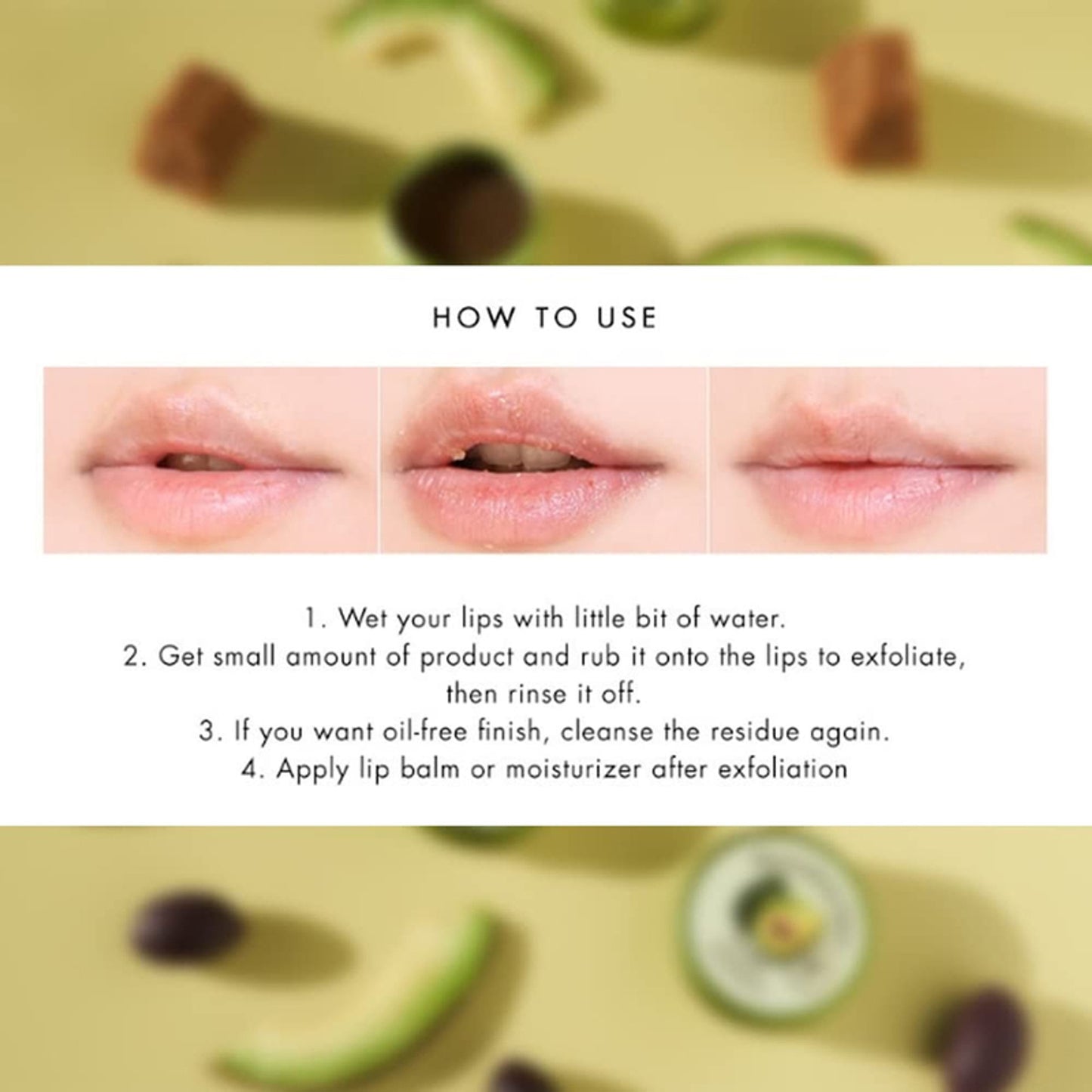 Skinfood Avocado & Sugar Lip Scrub - Distacart