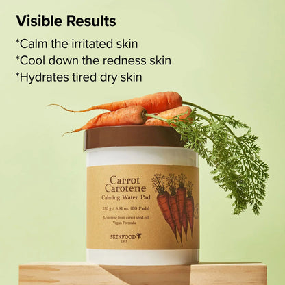 Skinfood Carrot Carotene Calming Water Pad - Distacart