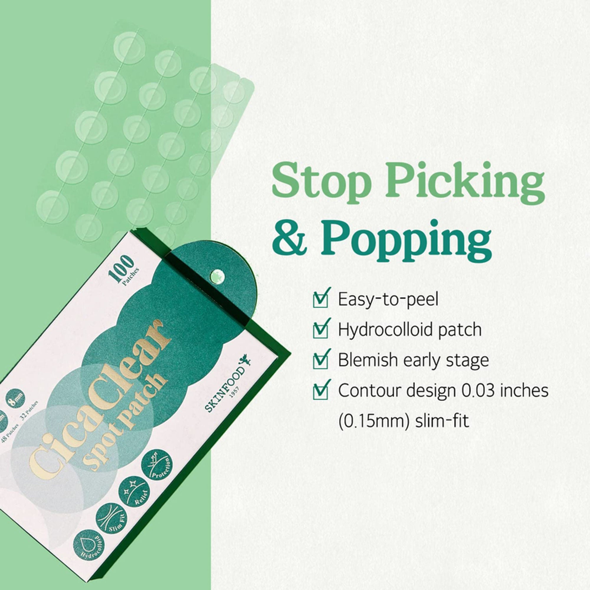 Skinfood Cica Clear Spot Patch - Distacart