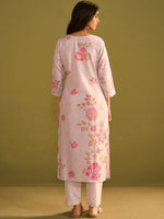 Thumbnail for Indo Era Women Floral Printed Regular Kurta with Trousers