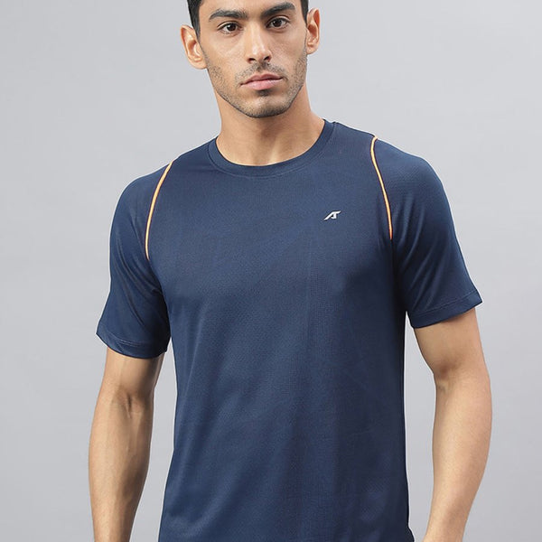 Alcis Round Neck Slim Fit Anti-Static T-Shirt - Distacart