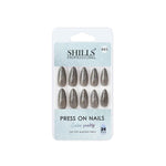 Thumbnail for shills professional reusable press on nails log almond spn693