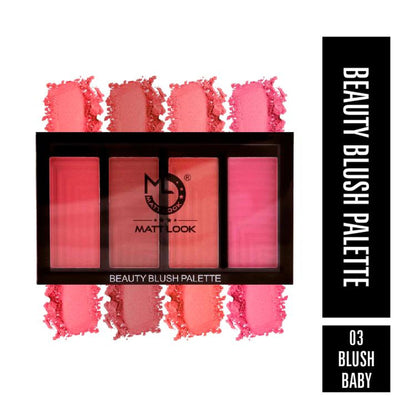 Matt Look Beauty Blush Palette - 03