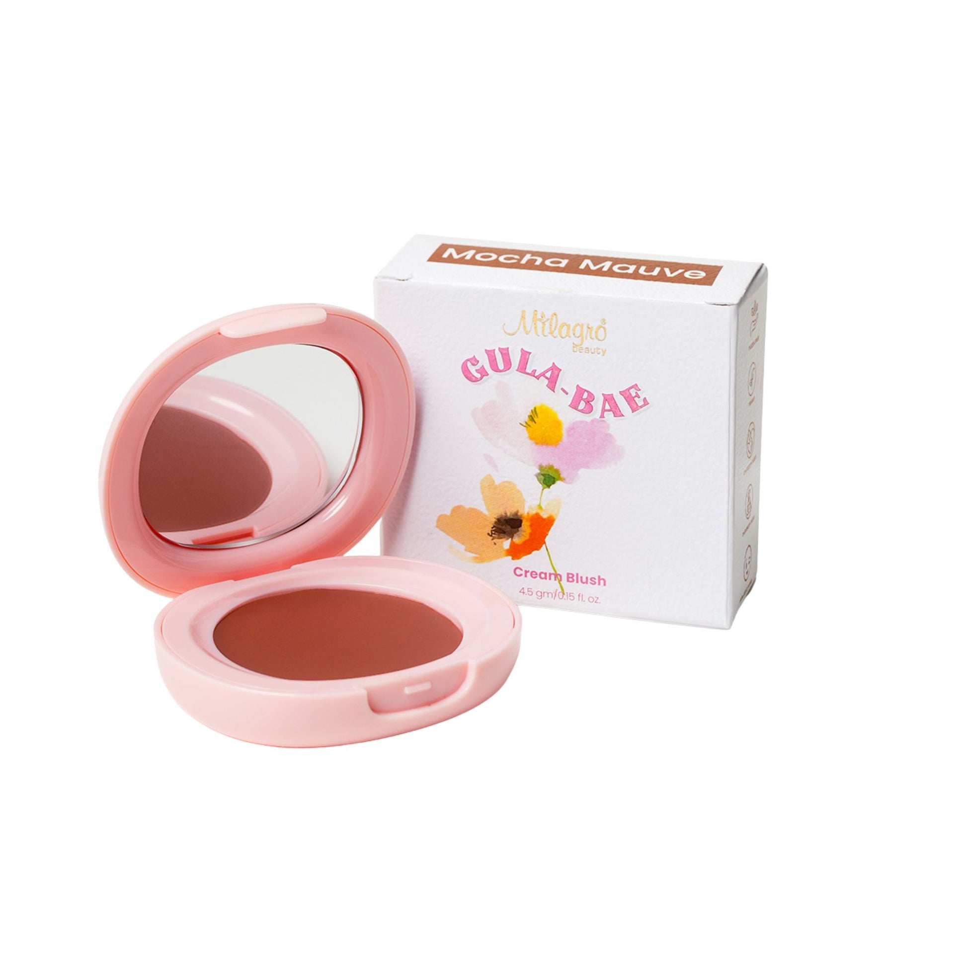 Milagro Beauty Gula-Bae Cream Blush - Mocha Mauve - Distacart