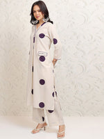 Thumbnail for Vishudh Women Ethnic Motifs Printed Regular Kurta with Palazzos