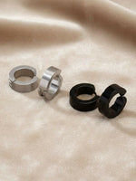 Thumbnail for NVR Men's Set of 2 Multicolour Hoop Earrings - Distacart