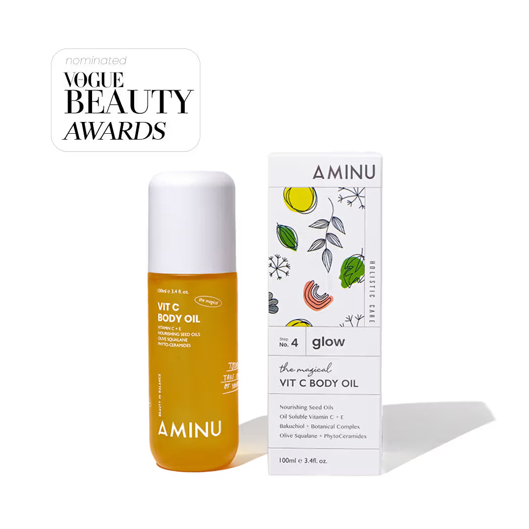 Aminu Melting Aminu Vit C Body Oil for Brightening & Hydrating - Distacart