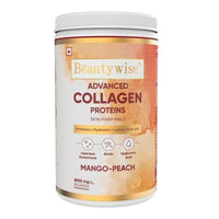 Thumbnail for Beautywise Advanced Marine Collagen Anti-Aging Powder - Glutathione, HA & Biotin - Mango-Peach - Distacart